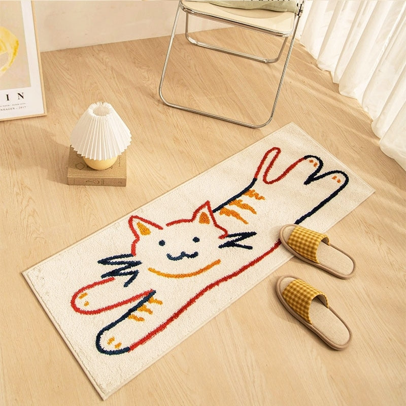 Bedside Long Cat Carpet