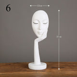 Human Face Statue