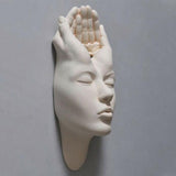 Aesthetic Wall Hanging Sculpture Creative Face