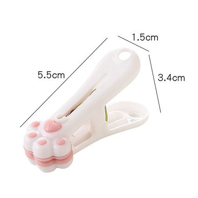 Cute Cat Paw Laundry Clips