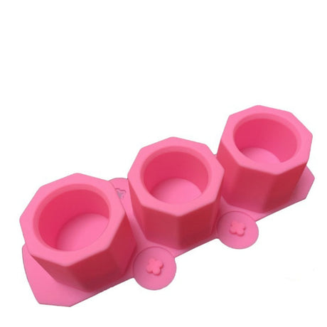 Silicone Flowerpot Geometrical