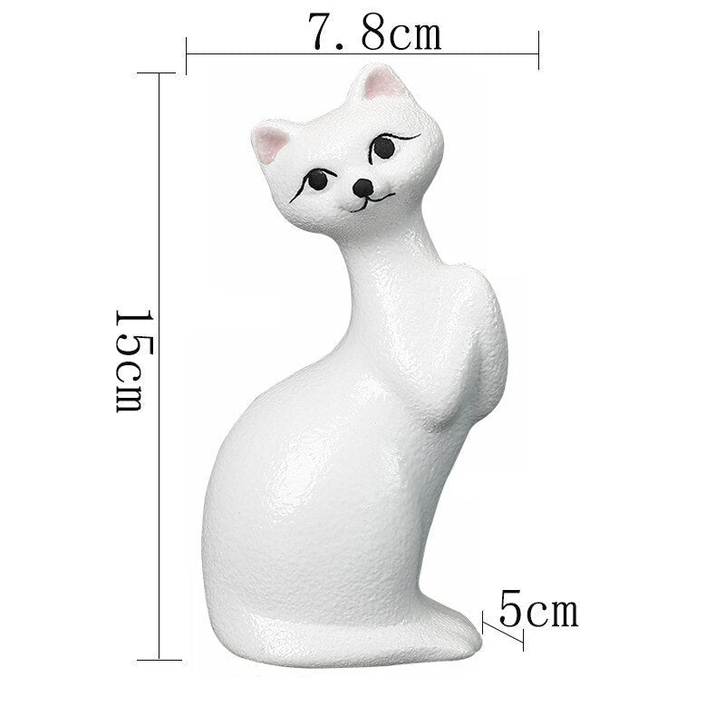 Nordic Cat Style Ceramic Vase