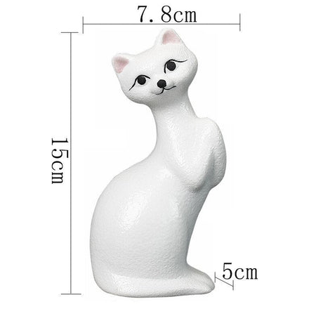 Nordic Cat Style Ceramic Vase