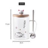 Creative Cute Cat Glass Mug