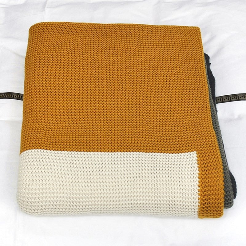 Light Academia Geometric Blanket