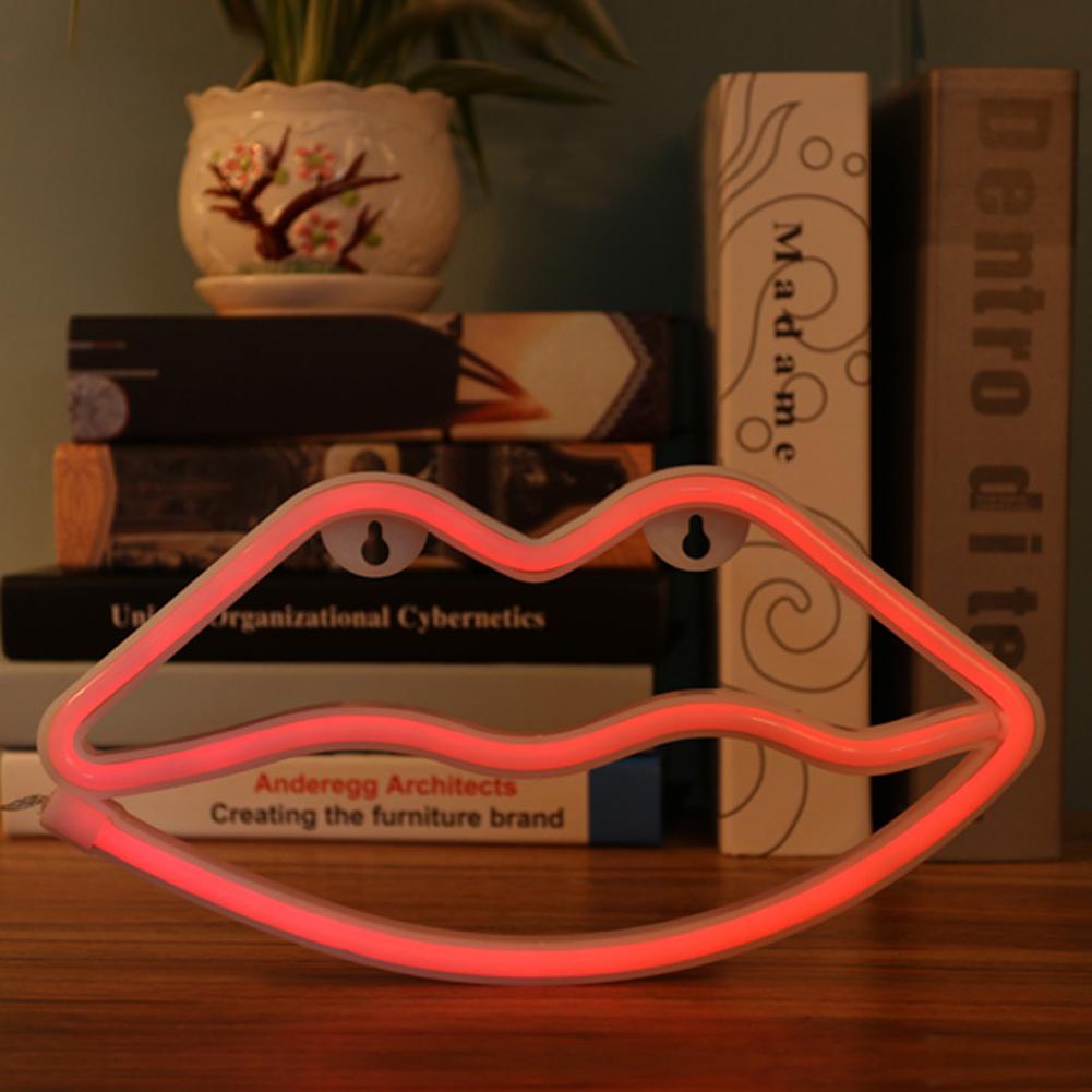 Egirl Neon Sign Lips