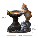 Cute Cat Model Solar Led Lamp