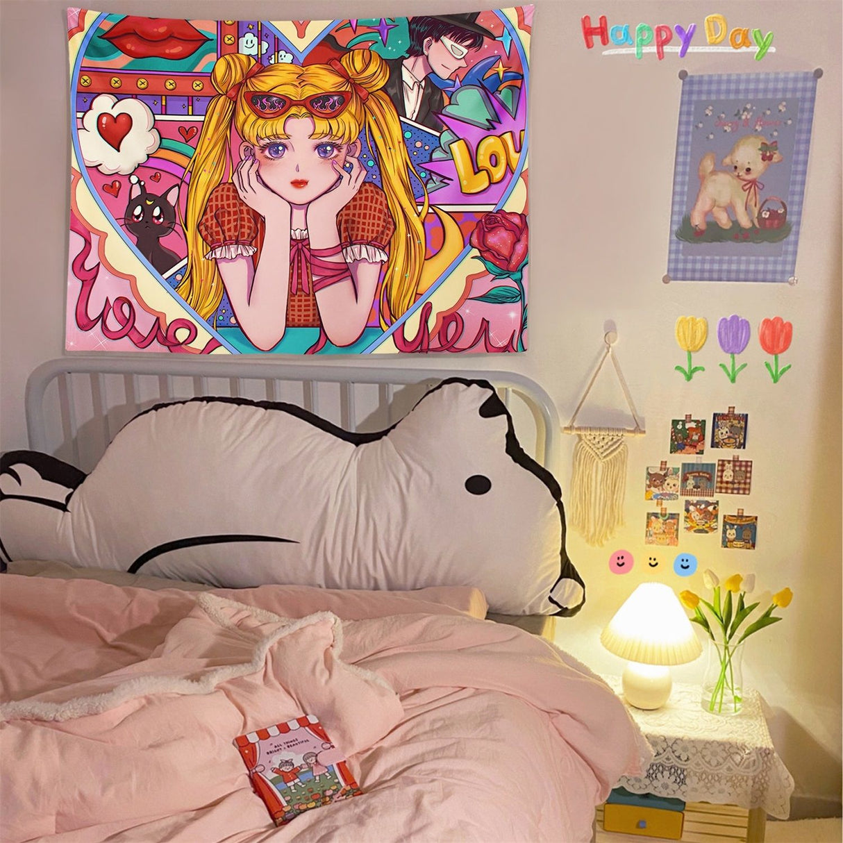 Anime Sailor Moon Tapestry