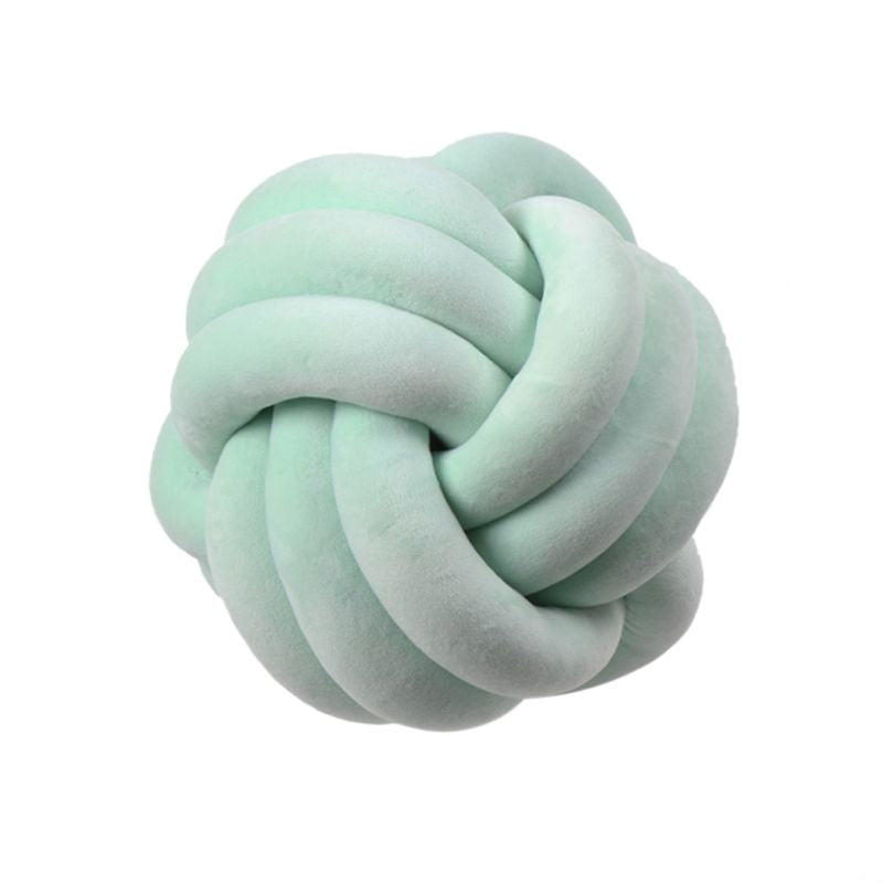 Pastel Knot Ball Pillow