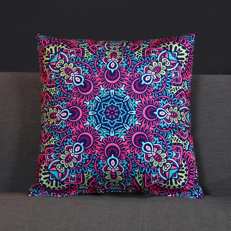 Mandala Bohemian Flower Pillow Case