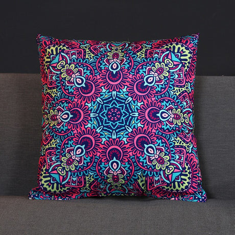 Mandala Bohemian Flower Pillow Case