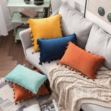 The Boho Velvet Tassel Pillow Cover Collection