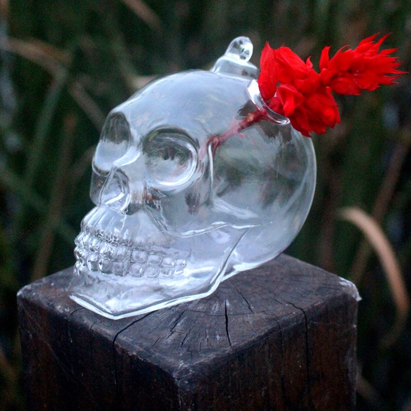 Vases Glass Skull