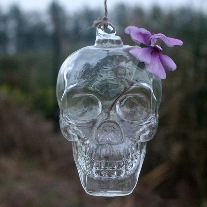 Vases Glass Skull