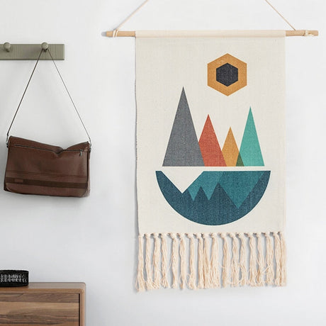 Boho Knitted Tapestry