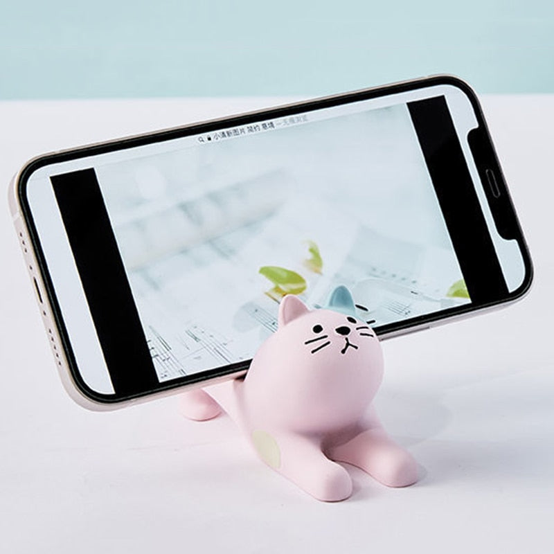 Kawaii Mini Cat Smartphone Stand