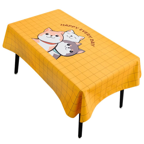 Cartoon Cat Pattern Tablecloth