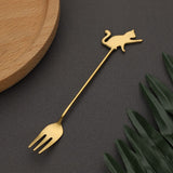 Stainless Steel Kitty Cat Tea Spoon