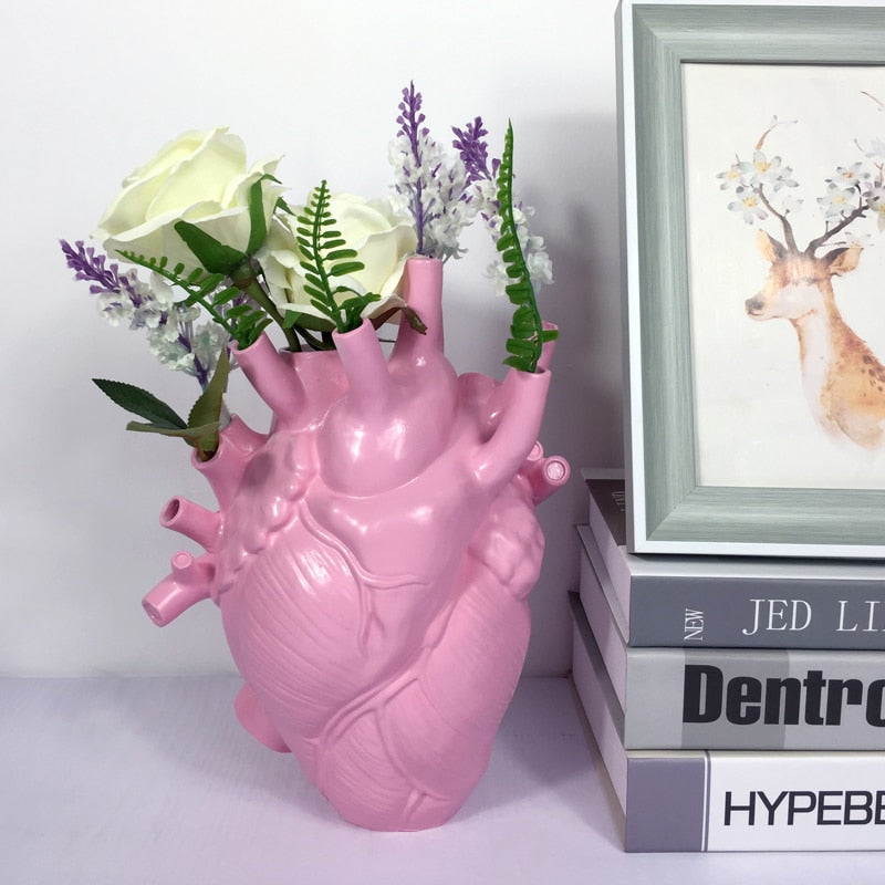 Goth Anatomical Heart  Vase