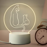 Simple Cat Lamp