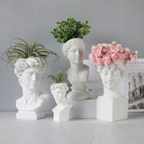 Artsy Antique Face Vases