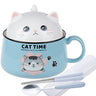 Cute Cat Ceramic Ramen Bowl