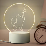 Simple Cat Lamp