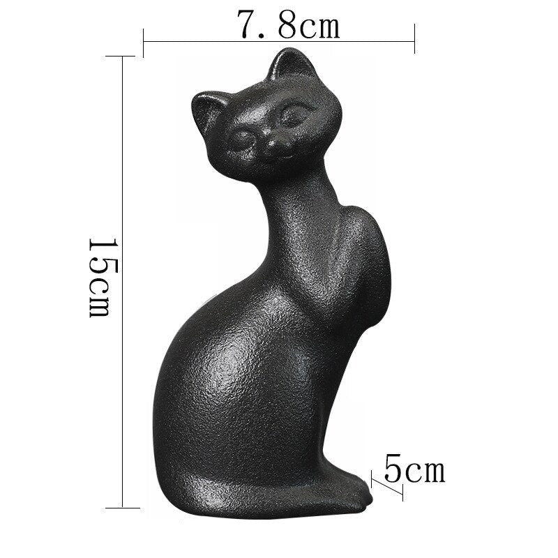 Nordic Cat Style Ceramic Vase