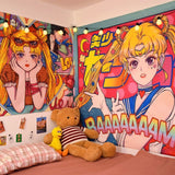 Anime Sailor Moon Tapestry