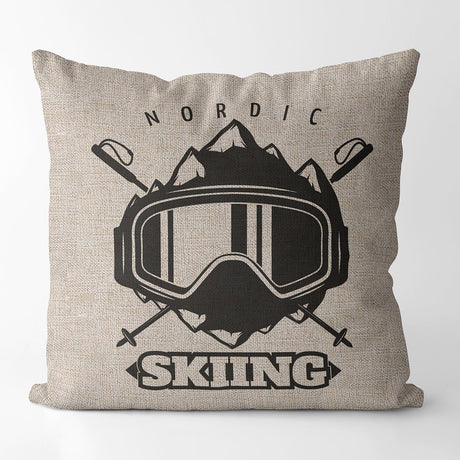 Aesthetic Skiing Pillow Case