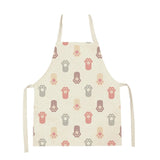 Cute Cat Print Kitchen Apron