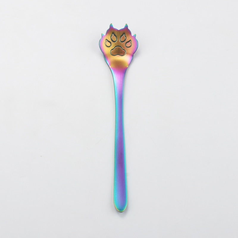Stainless Cat Paw Tea Spoon