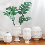 Boho Creative Face Ceramic Vase