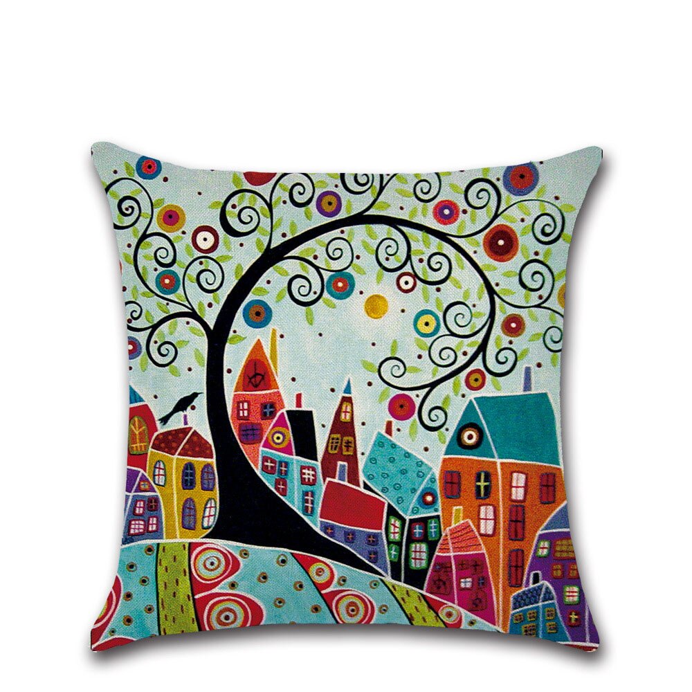 Indie City Of Childhood Pillow Case