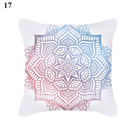 Mandala Bohemian Flower Pillow Case