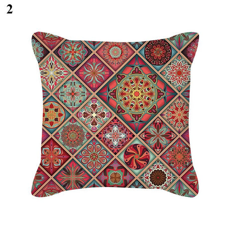 Mandala Bohemian Flower Pillow Case