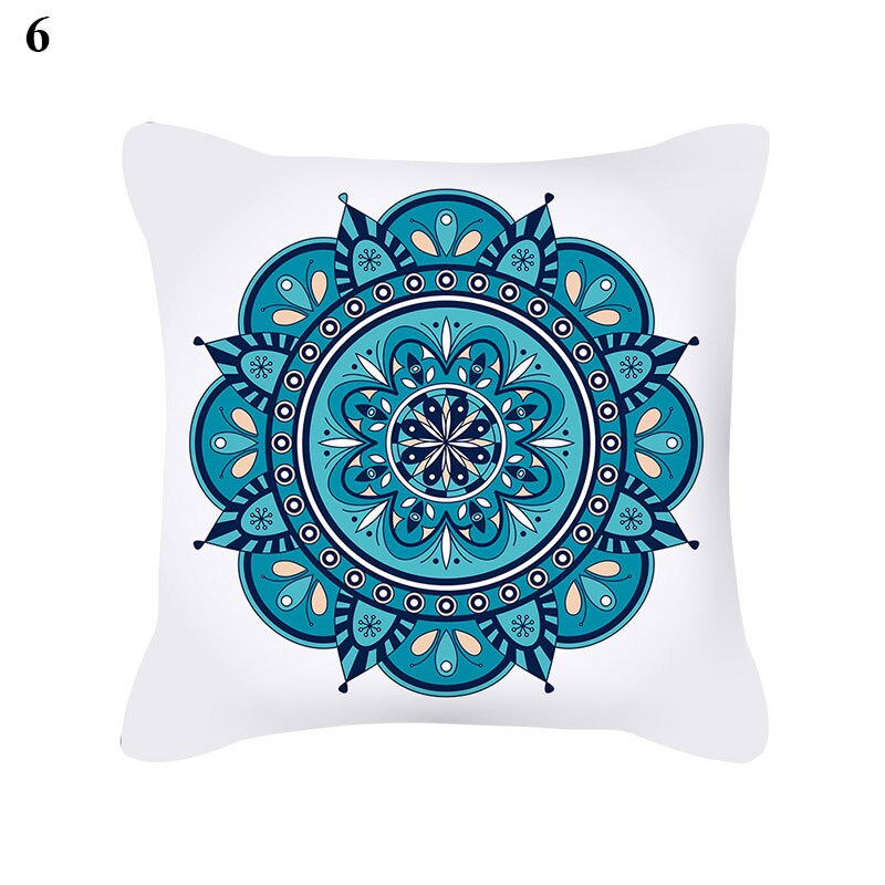 Mandala Bohemian Flower Pillow Case