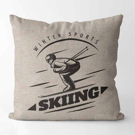 Aesthetic Skiing Pillow Case