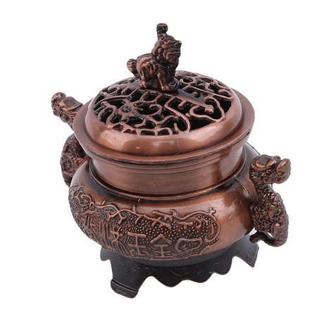 Metal Lotus Incense Burners