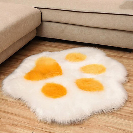 Shaggy Cat Paw Fluffy Rug