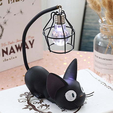 Children Cat Reading Night Light