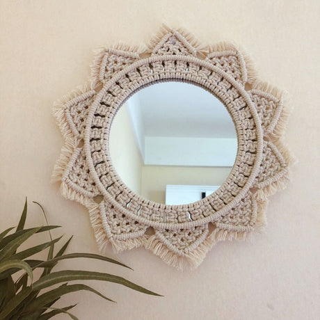 Macrame Wall Mirrors