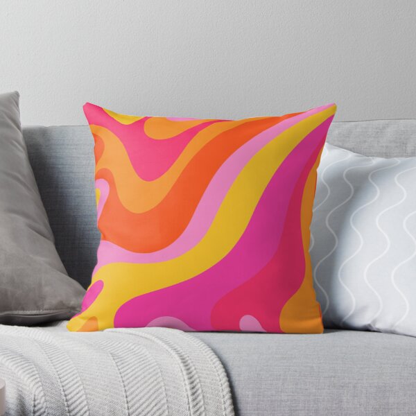 Vintage Psychedelic Pattern Pillow Case