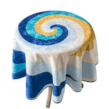 Aesthetic Summer Round Tablecloth