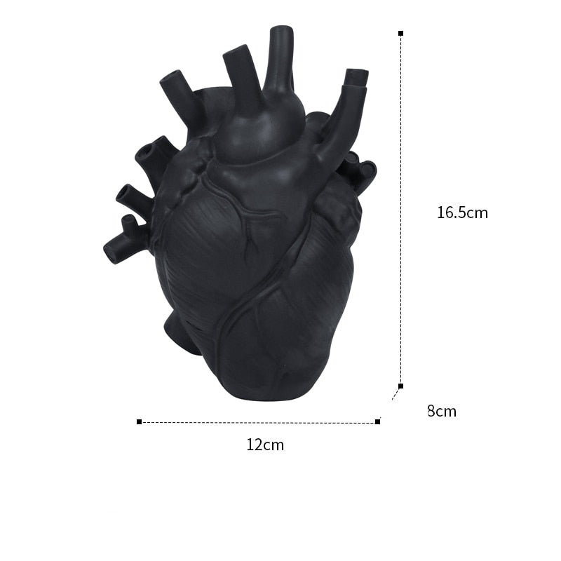 Goth Anatomical Heart  Vase