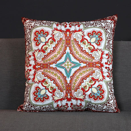 Mandala Bohemian Flower Pillow Case