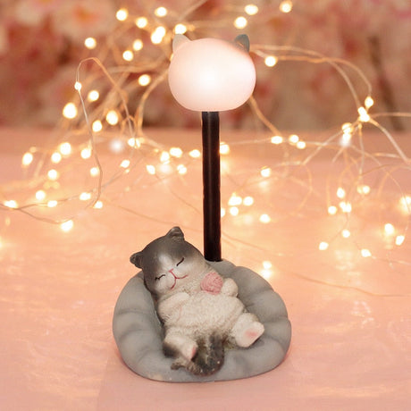 Sleeping Cat Lamp
