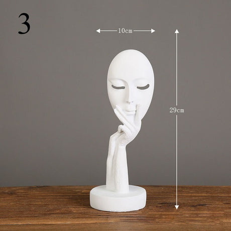Human Face Statue