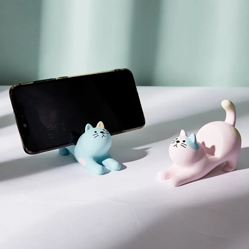 Kawaii Mini Cat Smartphone Stand