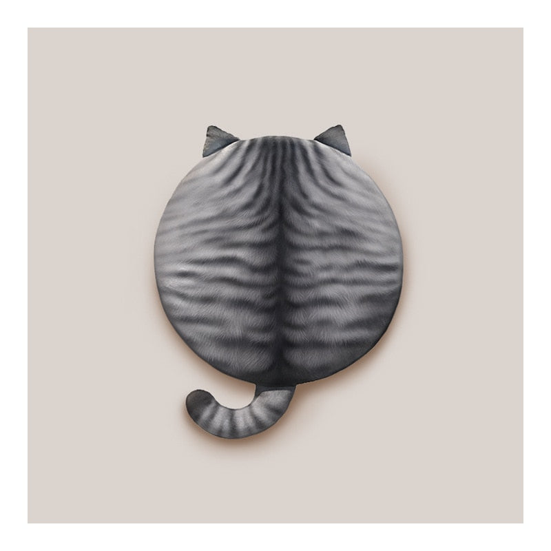 3D Cat Back Seat Pillow